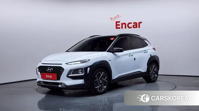 Hyundai Kona Hybrid 2019 Белый из Кореи