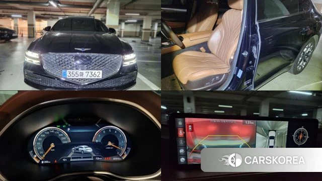 Genesis G80 (RG3) 2020 Черный из Кореи