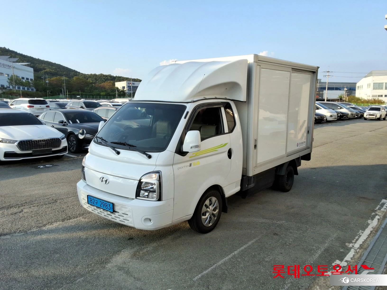Hyundai Porter II electric 2021 Белый из Кореи