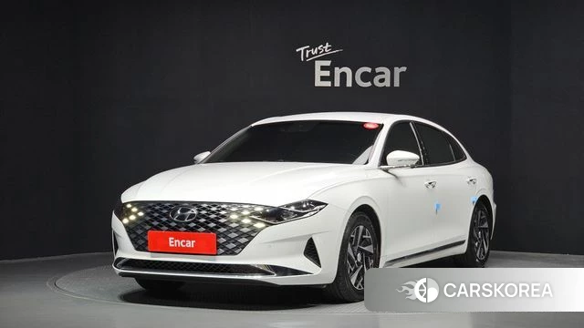 Hyundai The New Grandeur IG Hybrid 2021 Белый из Кореи