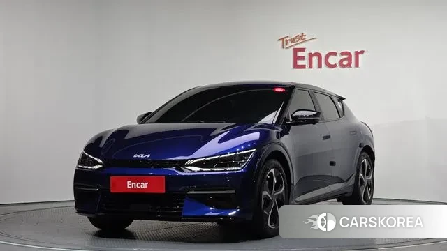 Kia EV6 2022 Синий из Кореи