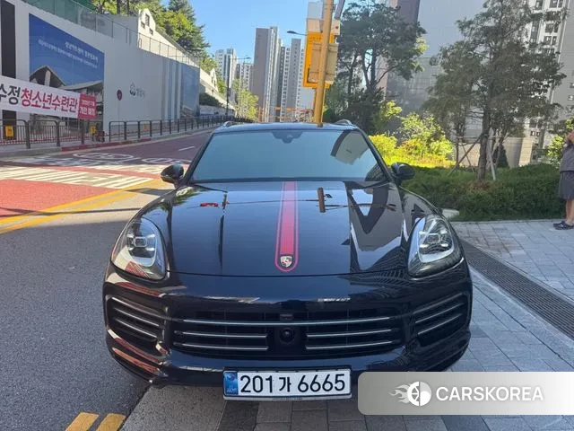 Porsche Cayenne (PO536) 2020 Синий из Кореи