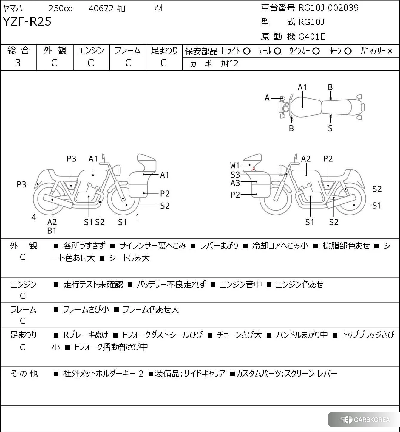 Yamaha YZF-R25 2014 из Японии, фото 5