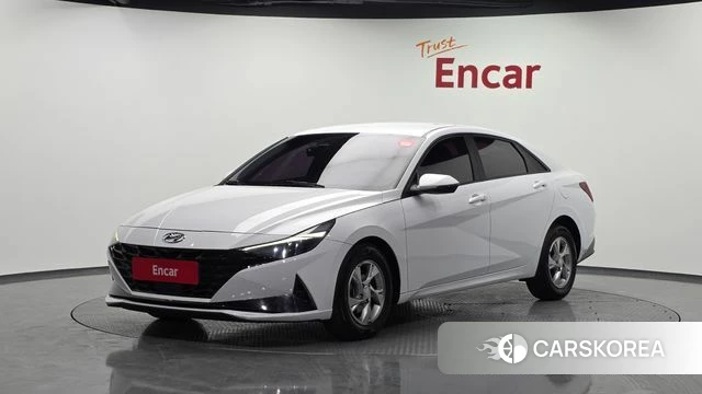 Hyundai Avante (CN7) 2021 Белый из Кореи