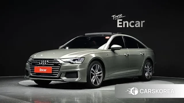 Audi A6 (C8) 2023 Серебристо-серый из Кореи
