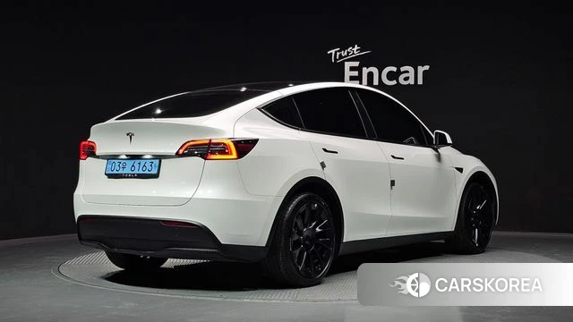 Tesla Model Y 2023 Белый из Кореи