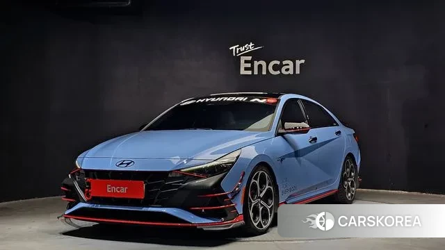 Hyundai Avante (CN7) 2022 Светло-серебряный цвет из Кореи