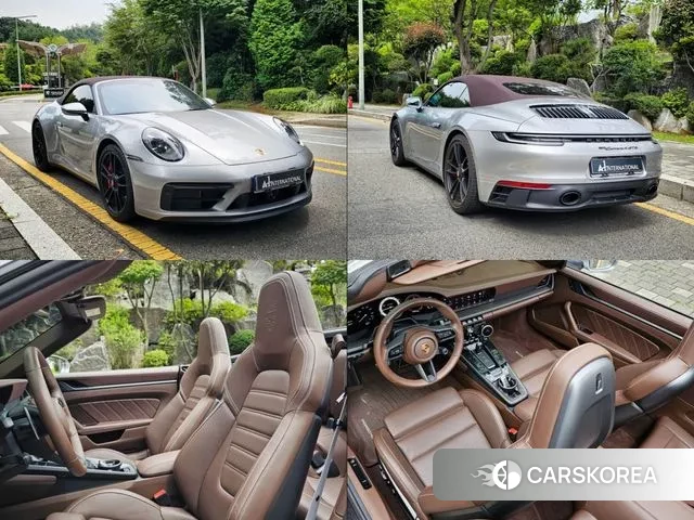 Porsche 911(992) 2023 Серебряный из Кореи