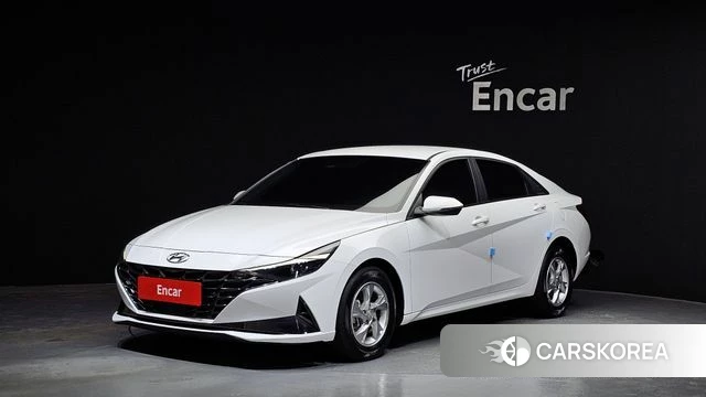 Hyundai Avante (CN7) 2021 Белый из Кореи