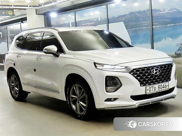 Hyundai Santa Fe TM 2019 Белый из Кореи
