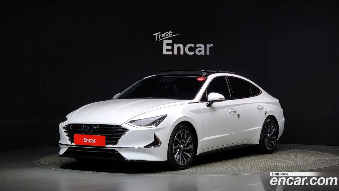 Hyundai Sonata (DN8) 2021 Белый из Кореи