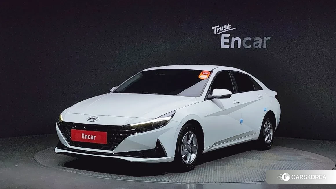 Hyundai Avante (CN7) 2020 Белый из Кореи