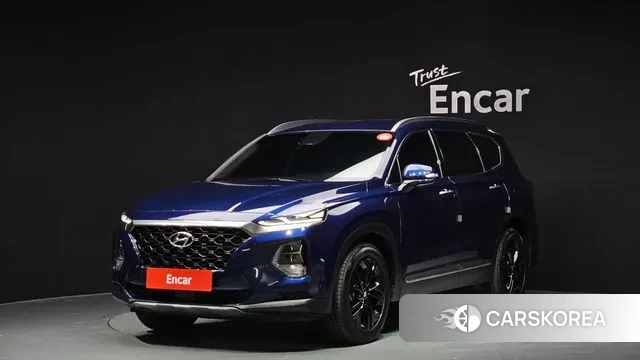 Hyundai Santa Fe TM 2018 Синий из Кореи