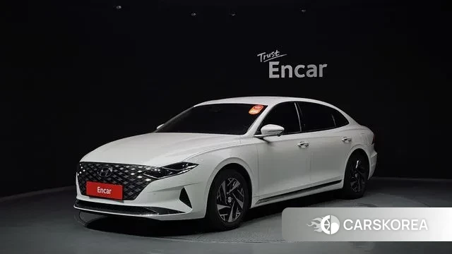 Hyundai The New Grandeur IG Hybrid 2021 Белый из Кореи