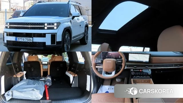 Hyundai Santa Fe (MX5) 2025 Белый из Кореи