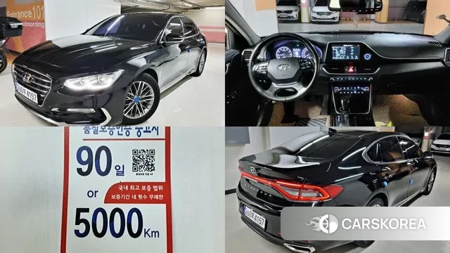 Hyundai Grandeur IG 2018 Черный из Кореи