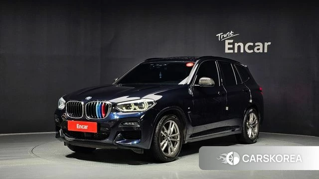 BMW X3 (G01) 2021 Черный из Кореи