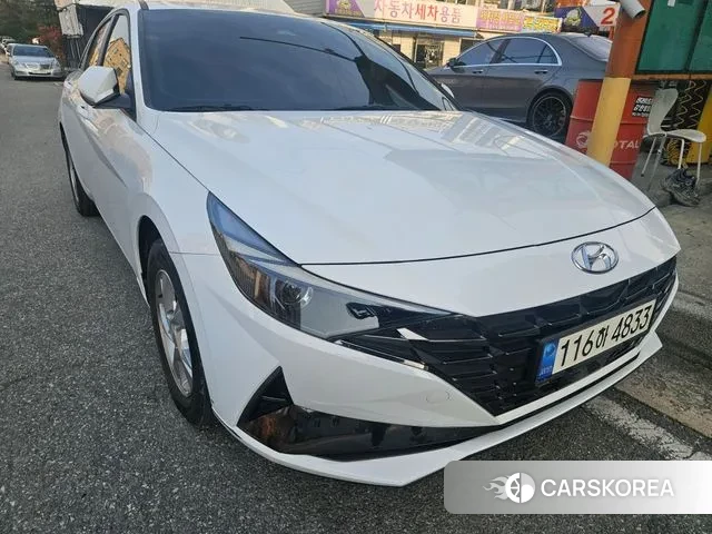 Hyundai Avante (CN7) 2022 Белый из Кореи