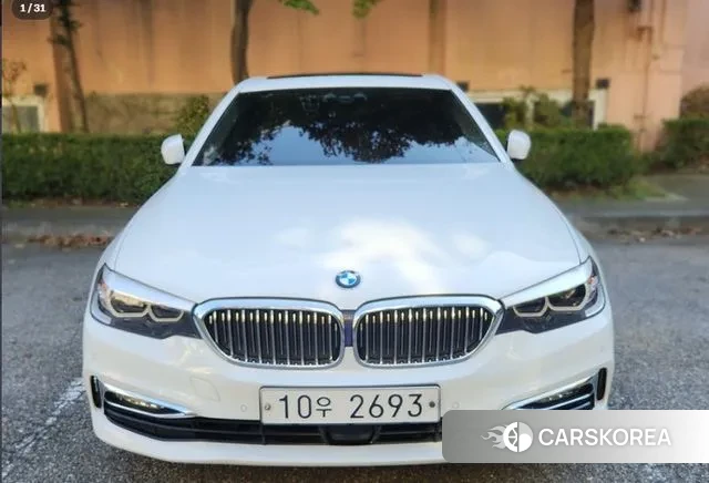 BMW 5 Series (G30) 2018 Белый из Кореи