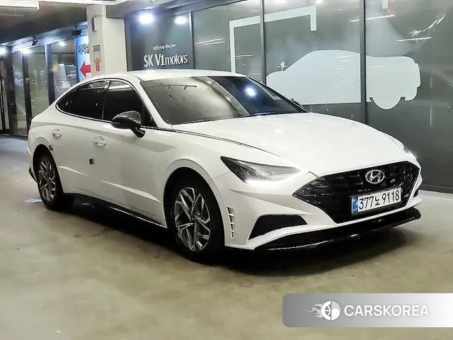 Hyundai Sonata (DN8) 2021 Белый из Кореи