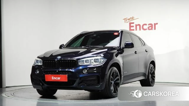 BMW X6 (F16) 2018 Черный из Кореи