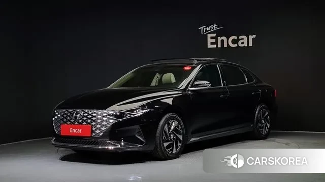 Hyundai The New Grandeur IG Hybrid 2021 Черный из Кореи