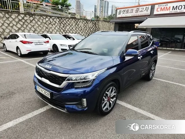 Kia Seltos 2021 Синий из Кореи