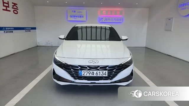 Hyundai Avante (CN7) 2020 Белый из Кореи