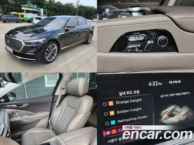 Kia The New K9 2nd generation 2021 Черный из Кореи