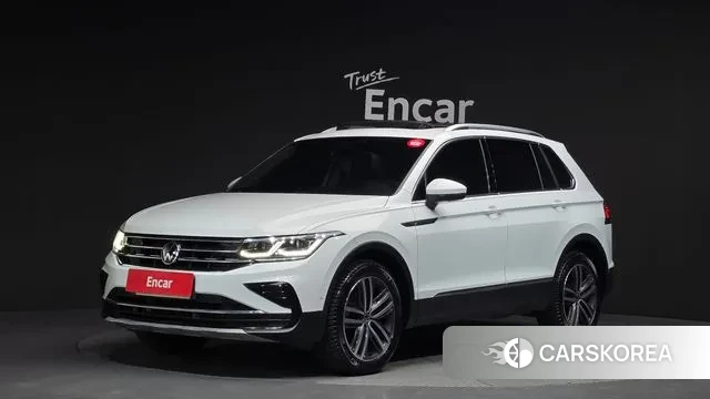 Volkswagen Tiguan second Generation 2022 Белый из Кореи