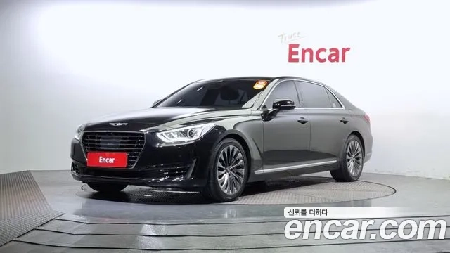 Genesis EQ900 2018 Черный из Кореи