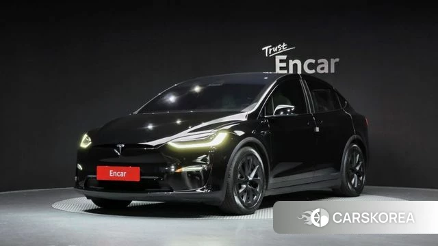 Tesla Model X 2023 Черный из Кореи
