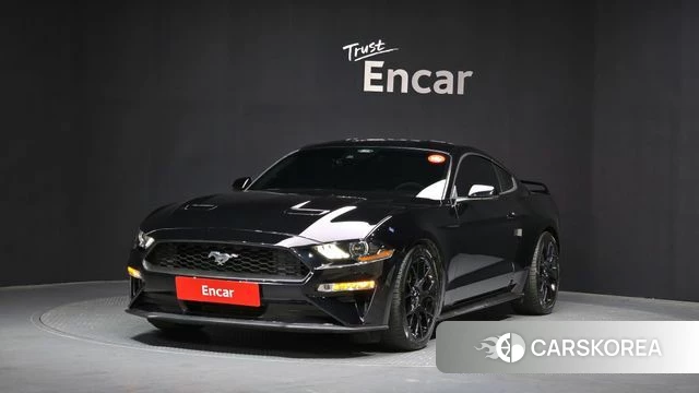 Ford Mustang 2018 Черный из Кореи