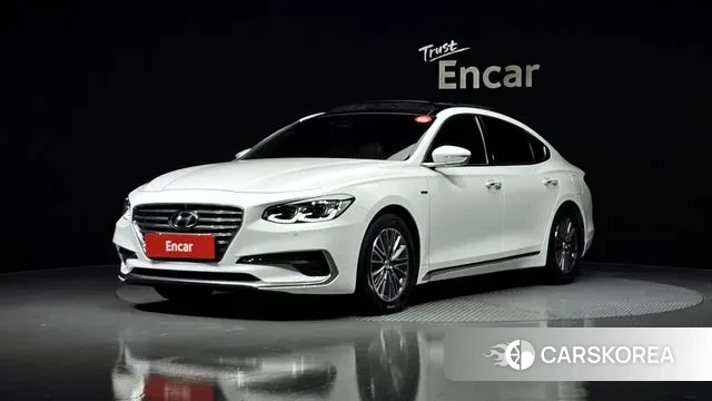 Hyundai Grandeur IG Hybrid 2018 Белый из Кореи