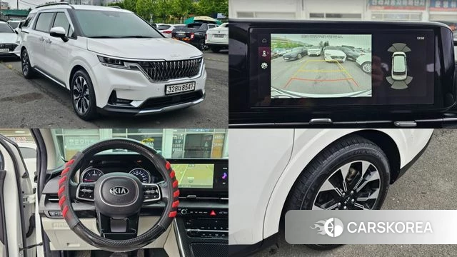 Kia Carnival 4th generation 2021 Белый из Кореи