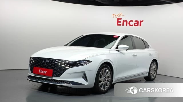 Hyundai The New Grandeur IG Hybrid 2021 Белый из Кореи