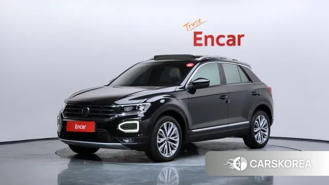 Volkswagen T-Roc 2021 Черный из Кореи