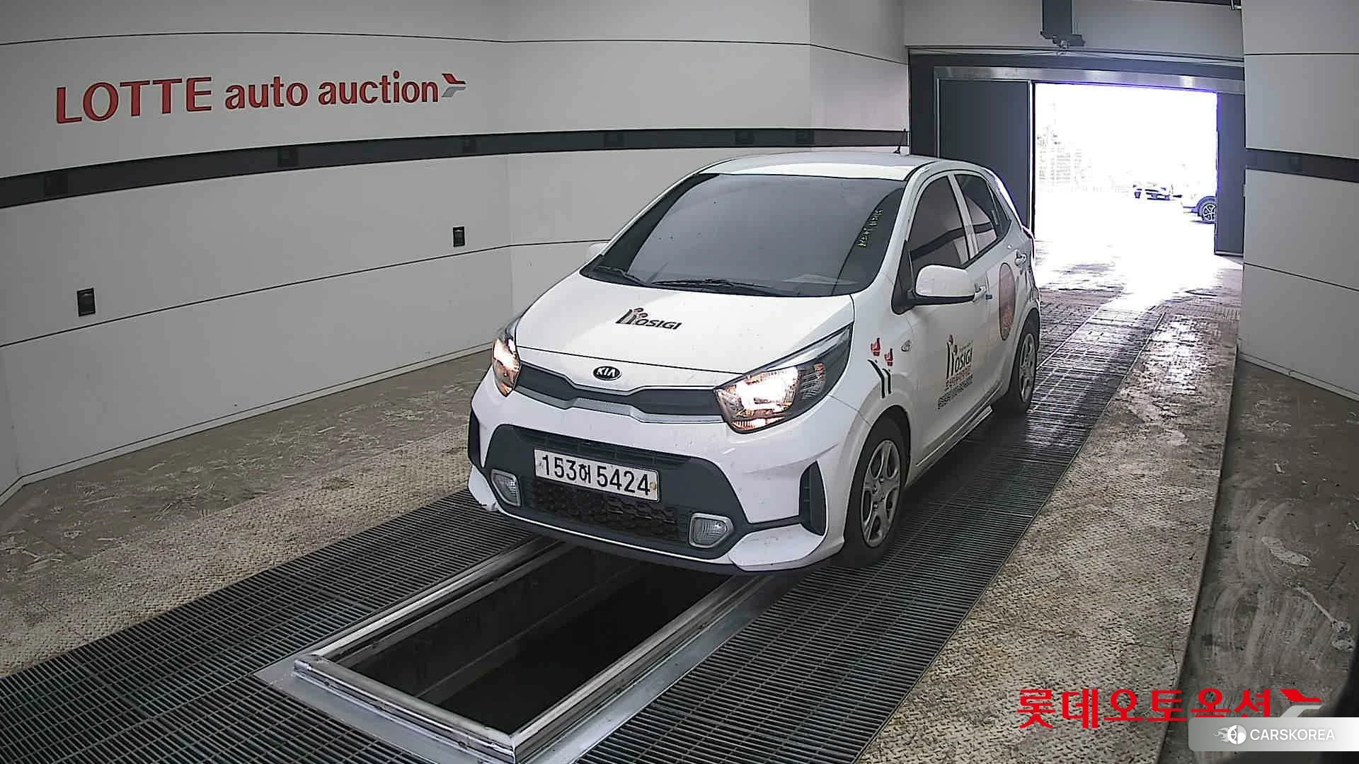 Kia Morning 2021 Clear White из Кореи