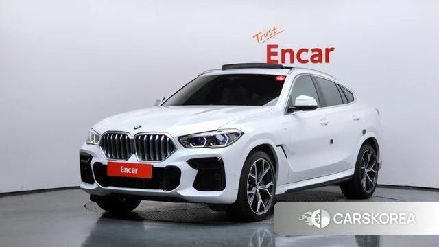 BMW X6 (G06) 2022 Белый из Кореи