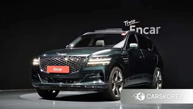 Genesis GV80 2023 Темно-зеленый из Кореи