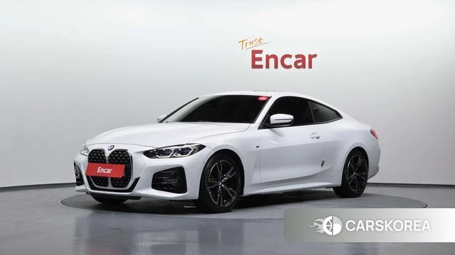 BMW 4 Series (G22) 2022 Белый из Кореи