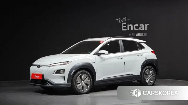 Hyundai Kona Electric 2018 Белый из Кореи