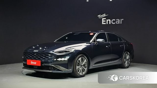 Kia K8 Hybrid 2021 Синий из Кореи