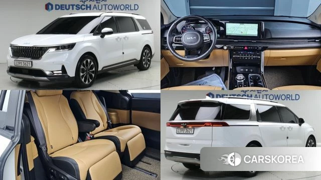 Kia Carnival 4th generation 2022 Белый из Кореи