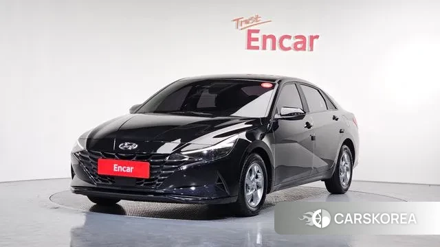 Hyundai Avante (CN7) 2022 Черный из Кореи