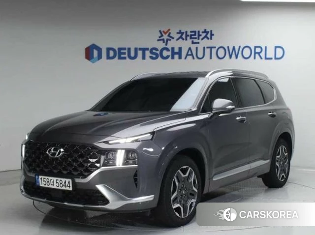 Hyundai The New Santa Fe 2021 Серый из Кореи