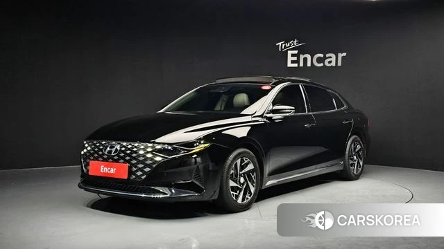 Hyundai The New Grandeur IG Hybrid 2021 Черный из Кореи