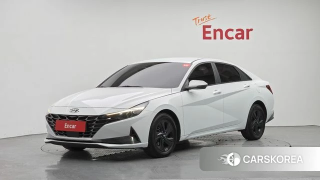 Hyundai Avante (CN7) 2022 Белый из Кореи