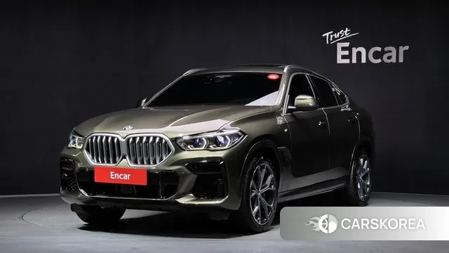 BMW X6 (G06) 2022 Песочный из Кореи