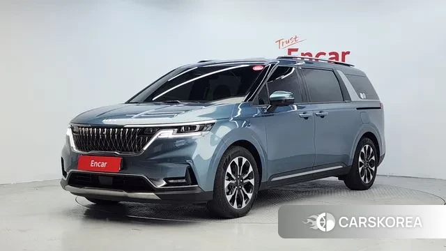 Kia Carnival 4th generation 2023 Небесно-голубой из Кореи